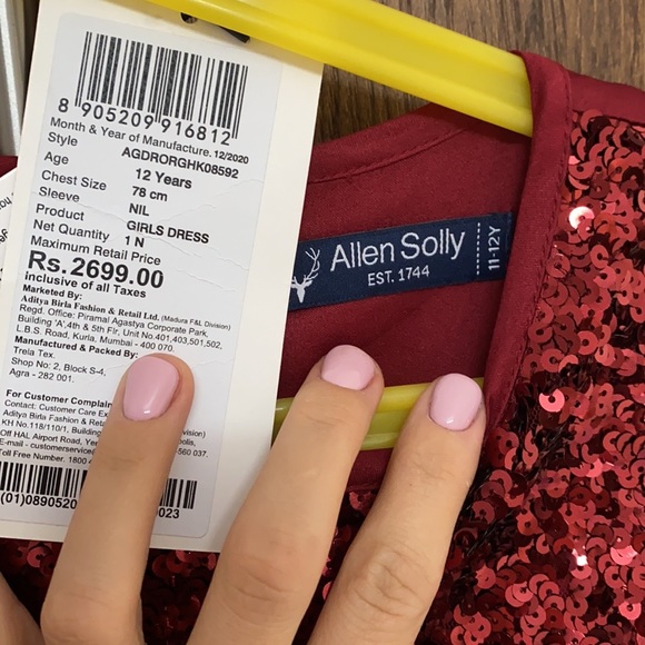 Allen Solly party wear dress - Picture 7 of 11